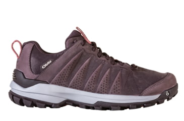 Image of Oboz Sypes Low Leather B-DRY Hiking Shoes - Women's, Peppercorn, 7, Medium, 76102-Peppercorn-Medium-7
