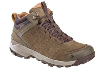 Image of Oboz Sypes Mid Leather B-DRY Hiking Shoes - Mens, Cedar Brown, 14, Wide, 77101-Cedar Brown-Wide-14