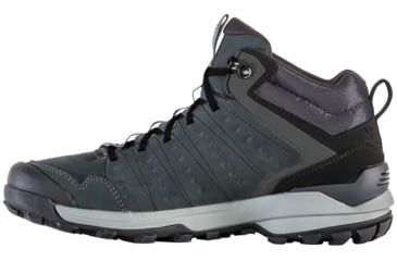 Image of Oboz Sypes Mid Leather B-DRY Hiking Shoes - Mens, Dark Shadow, 9, Medium, 77101-DrkShd-9-Medium
