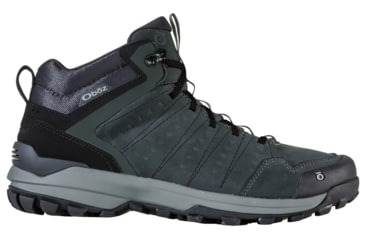 Image of Oboz Sypes Mid Leather B-DRY Hiking Shoes - Mens, Dark Shadow, 7.5, Medium, 77101-Dark Shadow-M-7.5