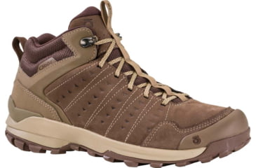 Image of Oboz Sypes Mid Leather B-DRY Hiking Shoes - Mens, Morel Brown, 11, 77101, Morel Brown - 11