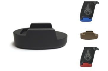 Image of Obsidian Arms Sig Sauer P320 Full Grip Base Pad Gen2, Black, Blue, Flat Dark Earth, Red
