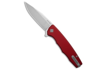 Image of Ocaso Ocaso Strategy Liner Lock Knife Red Aluminum 3.5" Satin 29RDS, Red, Bohler K110, adult, BHQ-212749