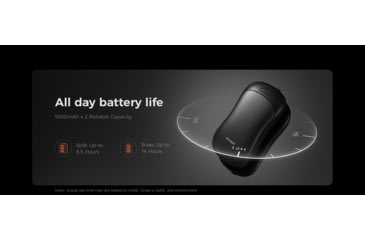 Image of Ocoopa UT3 Pro Rechargeable Hand Warmer, Black on Black, UT4102-BK-BK