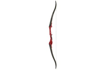 Image of October Mountain Ascent Recurve Bow 58 in. 50 lbs RH, Red OMP81214