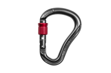 Image of Ocun Eagle HMS Screw Carabiner, Anthracite/Red, 4626-Antr/Red