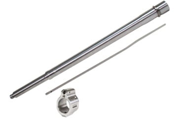 Image of ODIN Works AR-15 22 ARC 18in Threaded Barrel, Rifle Gas System, 1/2-28 Threads, 1-7 Twist, 416 Stainless Steel, DMR Profile with .750 Tuneable Gas Block, Stainless Steel, B-22ARC-18-R-TG