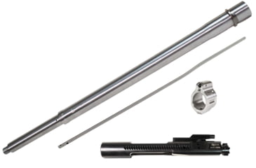 Image of ODIN Works AR-15 22 ARC 18in Threaded Barrel, Rifle Gas System, 1/2-28 Threads, 1-7 Twist, 416 Stainless Steel, DMR Profile with .750 Tuneable Gas Block, with Bolt Carrier Group, Stainless Steel, B-22ARC-18-R-TG-BCG