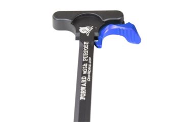 Image of ODIN Works AR-15 XCH Extended Charging Handle Latch, Blue, ACC-XCH-BLU