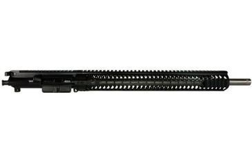 Image of ODIN Works Billet Complete upper Receiver 15.5in KMod 6.5 Grendel 18in Intermediate, Black/Stainless Steel, Complete Upper, CU-BL-15-KM-18-6.5-INT-ADJ GB