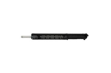 Image of ODIN Works Billet Complete upper Receiver 12.5 M-LOK 223 16in Mid length, Black/Stainless Steel, Complete Upper, CU-BL-12-ML-16-ML-ADJ GB