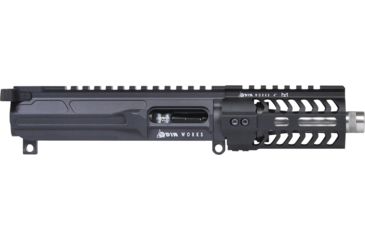 Image of ODIN Works Complete Billet Upper 5in with 4in Handguard, Black, 9 mm, NSN N, CU-BL-4-ML-5-9mm