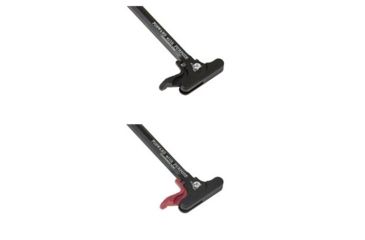 Image of ODIN Works Extended Charging Handle, Black, Red