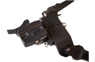 Image of ODIN Works PRIZM Precision Bipod, 4-14.5in Heit Range, Picatiny Adapter, Black, BPPRIZMPICBLK