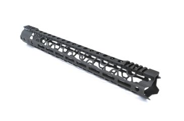 Image of ODIN Works O2 Lite Free Float AR10 M-LOK Forend, QD, High Profile, Black, 17.5 in, F-17-ML-O2-308-2.06