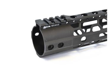 Image of ODIN Works O2 Lite Free Float AR10 M-LOK Forend, QD, High Profile, Black, 17.5 in, F-17-ML-O2-308-2.06