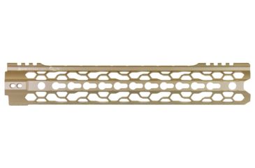 Image of ODIN Works O2 Lite Free Float KeyMod Forend, Flat Dark Earth, 12.5in, F-12-KM-O2-FDE