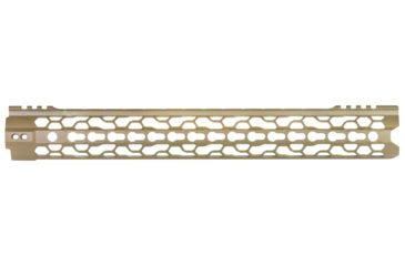 Image of ODIN Works O2 Lite Free Float KeyMod Forend, Flat Dark Earth, 15.5in, F-15-KM-O2-FDE