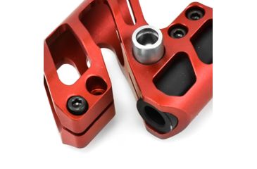 Image of ODIN Works Zulu Collapsible Stock w/ Padded Pistol Buffer Tube - Rd OS-ZULU-KIT-RED