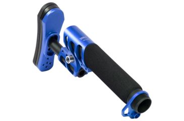 Image of ODIN Works Zulu Adjustable Stock w/ Padded Pistol Buffer Tube, Blue, OS-ZULU-KIT-BLU
