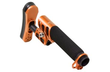 Image of ODIN Works Zulu Adjustable Stock w/ Padded Pistol Buffer Tube, Orange, OS-ZULU-KIT-OR