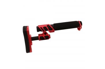 Image of ODIN Works Zulu Collapsible Stock w/ Padded Pistol Buffer Tube - Rd OS-ZULU-KIT-RED