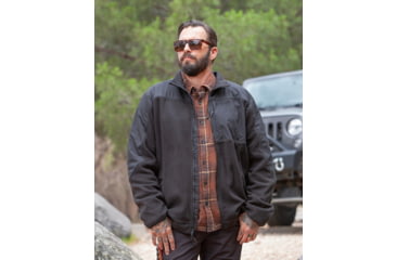 Image of Off The Grid Bruin Fleece Zip Up - Men's, Black, Medium, OMWJ325044BL02