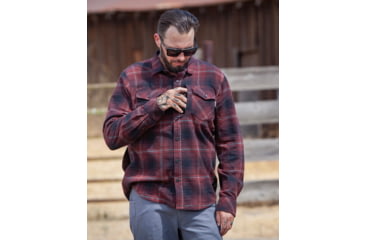 Image of Off The Grid Destroyer Flannel - Men's, Regular, Black, 3XL, OMWL321014BL06