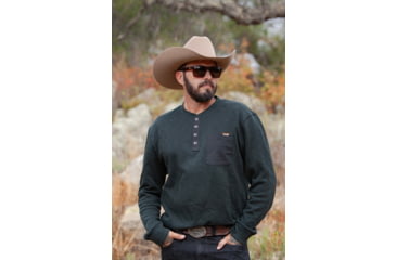 Image of Off The Grid Surplus Draper Henley - Vintage Black, OMKL325031VB04