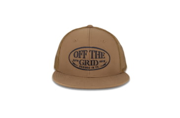 Image of Off The Grid Grunge Snapback Hat, Black/Olive, One Size, OMWH324014BO01