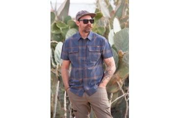 Image of Off The Grid Surplus Jack Knife SS Shirt - Dk Gray Blue, OMWS125005DKGB03