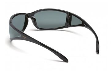 Image of Maui Jim Offshore Sunglasses w/ Gloss Black Frame and Neutral Grey Lenses - 444-02, Back View