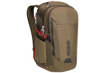 Image of OGIO Ascent Pack, Khaki/Red, Khaki/Red
