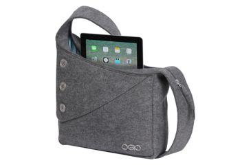 Image of OGIO Brooklyn Women's Tablet Purse, Light Gray Felt, Light Gray