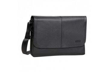 Image of Ogio Gran Premio Nylon-Leather Messenger Carrying Bag, Black NL004