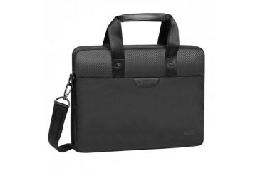 Image of Ogio Gran Premio Nylon-Leather Slim Brief Carrying Bag, Black NL003