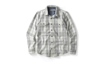 Image of Outerknown Blanket Shirt - Men's, Half Light Little Boxes, Small, 1310205-HLB-XX-S
