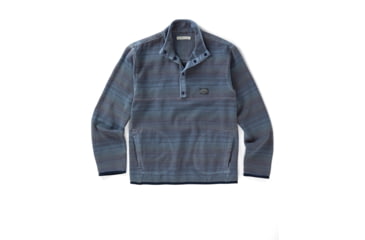 Image of Outerknown Blanket Snap Popover - Men's, French Blue Mojave Stripe, 2XL, 1520024-FBM-XX-XXL