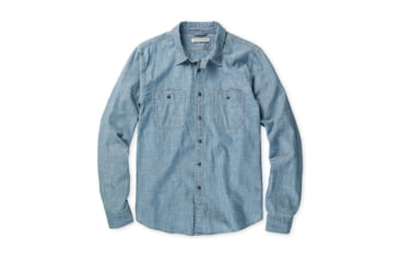 Image of Outerknown Chambray Utility Shirt - Men's, Chambray, 3XL, 1310224-CHA-XX-XXXL