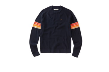 Image of Outerknown Nostalgic Sweater - Men's, Burnt Rainbow, Small, 1410095-OOW-XX-S