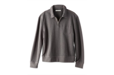 Image of Outerknown Sur Quarter Zip - Men's, Final Sale, Faded Black, Medium, 1260048-FDB-XX-M