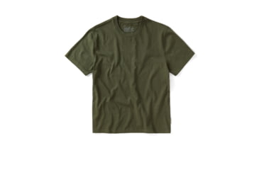 Image of Outerknown The S/S Big Heavy Tee - Men's, Final Sale, Deep Olive, Extra Large, 1210105-DEV-XX-XL