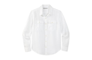 Image of Outerknown Windward Linen Shirt - Men's, Final Sale, Salt, Extra Large, 1310187-SLT-XX-XL