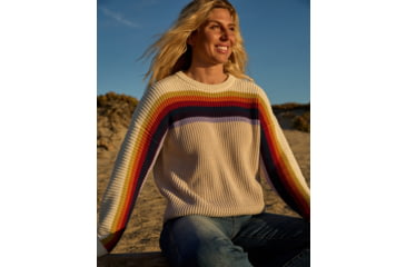 Image of Ok Womens Nostalgic Rainbow Sweater, 2410052-OUW-XX-L