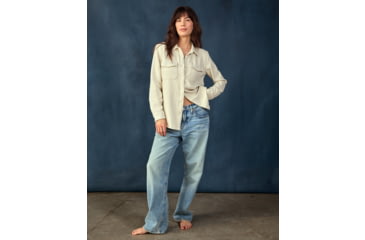 Image of Outerknown Chroma Blanket Shirt - Women's, Ecru, Extra Large, 2310087-ECR-XX-XL
