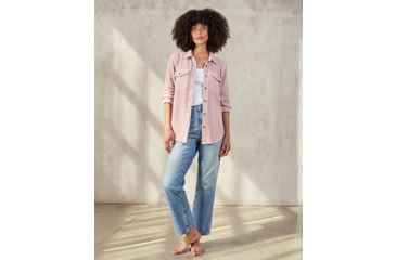Image of Outerknown Chroma Blanket Shirt - Women's, Final Sale, Seashell, Large, 2310087-SLZ-XX-L