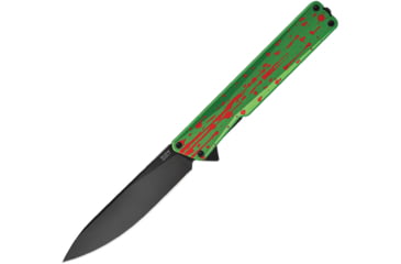 Image of Oknife AION Linerlock Zombie Grn, OKNAIONZG