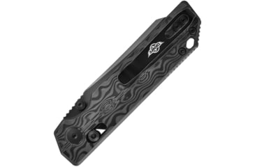 Image of Oknife XEN Damascus Carbon Fiber, OKNXENDAMASCUS