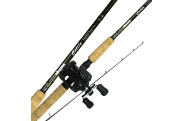 Image of Okuma Celilo Kokanee Combo 2 Piece L Light Graphite Composite Blanks, Magda Pro Line Counter Reel, For Kokanee Trolling, 76, CE-762L-15DXT