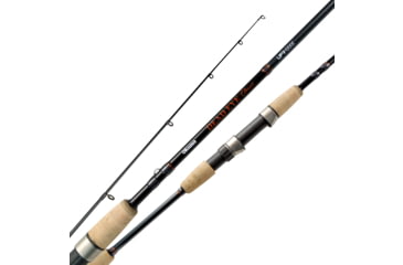 Image of Okuma Dead Eye Classic A 6'6 2pc.Md FT 24ton carbon Walleye trolling&amp;jigging spinning rod SS Guide frame &amp; hook keeper, DEC-S-662MFTa